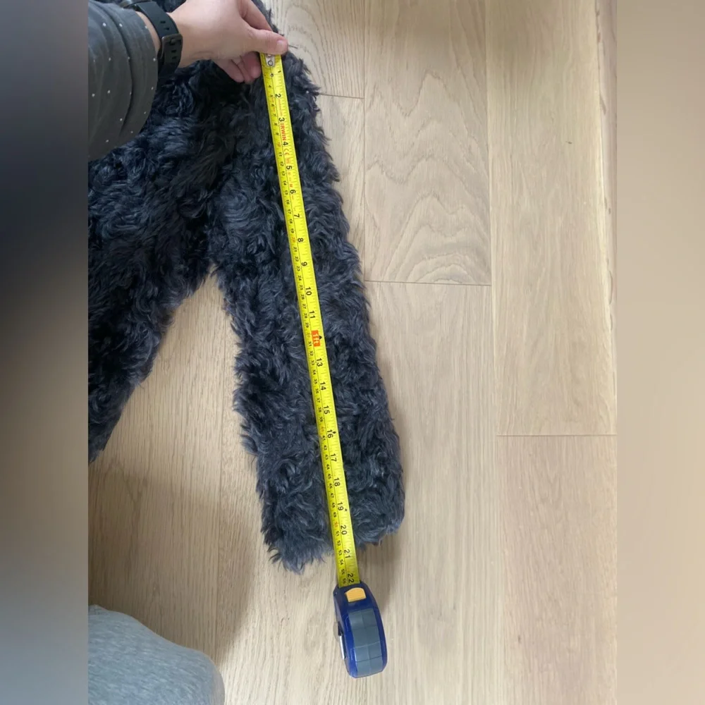 Wren 100% Mohair Wool Shaggy Cropped Jacket - Picture 11 of 11